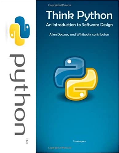 Think Python: An Introduction to Software Design
